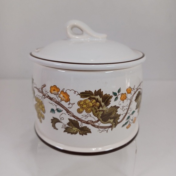 Wedgwood VINE CROFT Creamer and Covered Sugar Oven To Table Retired - Picture 5 of 11